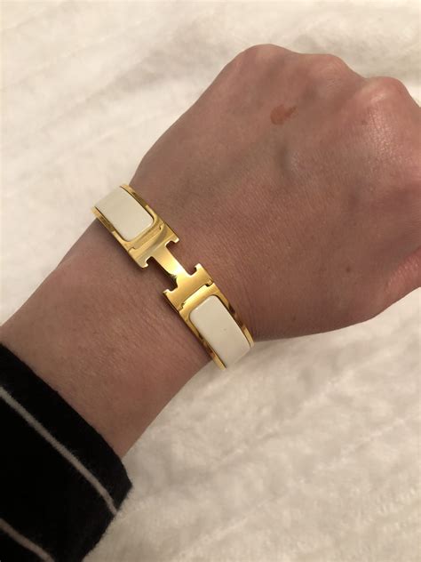 hermes h bracelet dupe|hermes clic h bracelet colors.